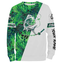 Load image into Gallery viewer, Mahi Mahi (Dorado) Fishing tattoo Mahi Camo Custom name All over print shirts Personalized Fishing gift for men, women and kid - IPH1351