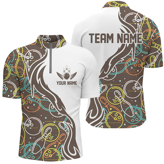 Custom Bowling Shirts For Men And Women, Personalized Bowling Team Jerseys IPHW4496