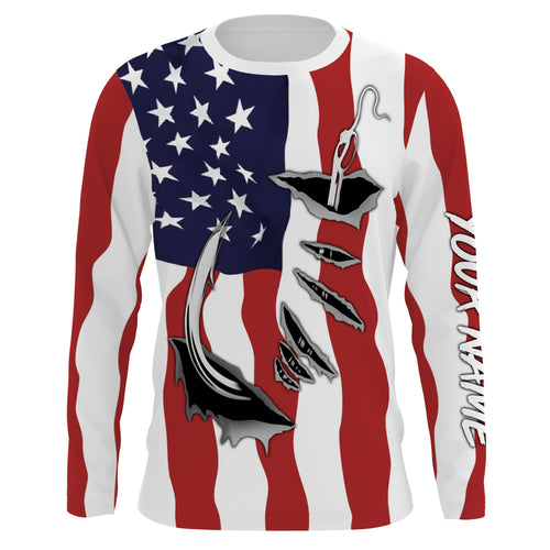 ChipteeAmz 3D Fish hooks American flag Custom Fishing jerseys IPH1900