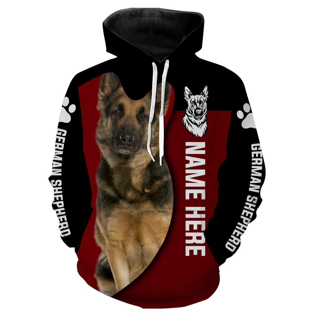 German Shepherd Dog Hunting Full printing Custom All over print shirts, personalized gifts - IPHW225