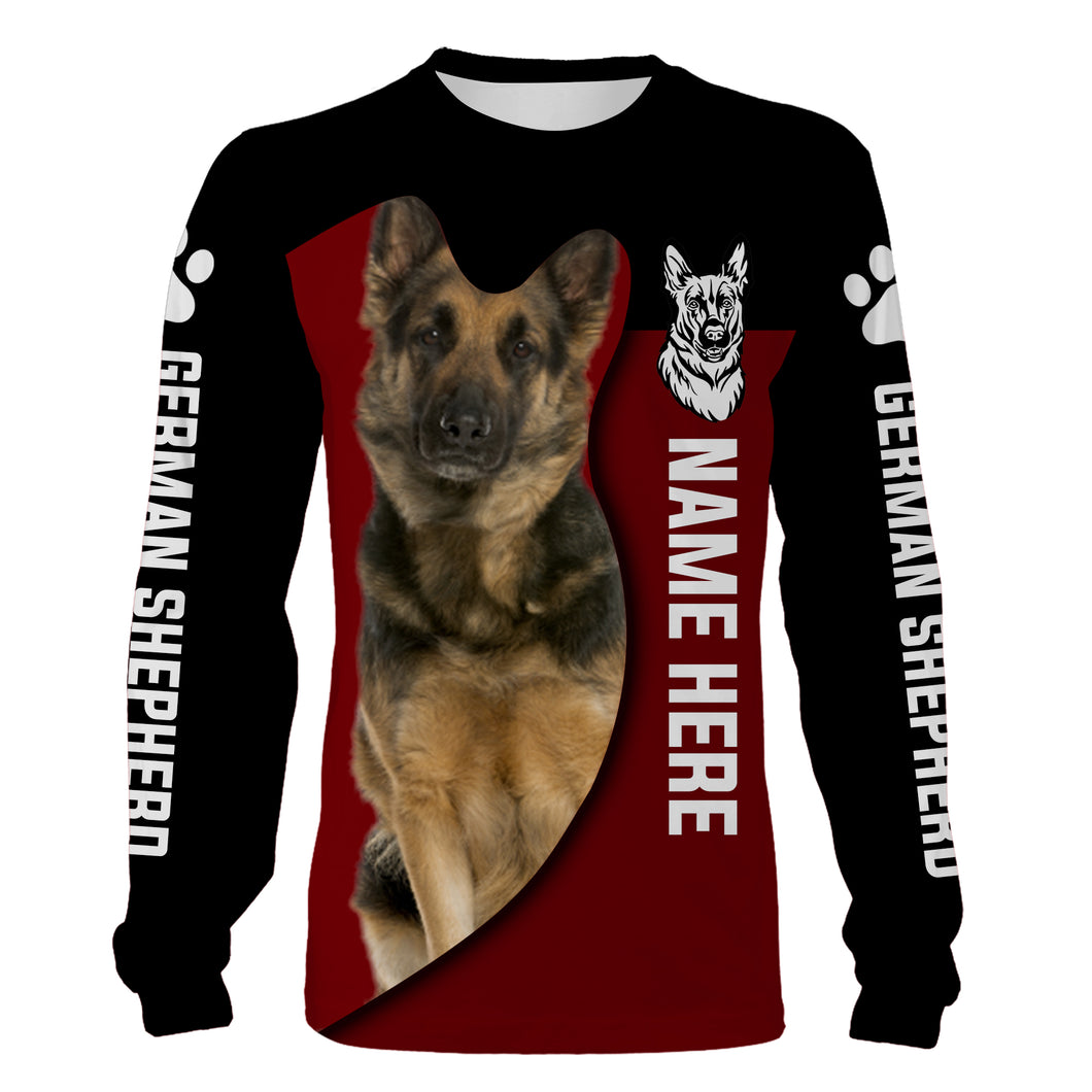 German Shepherd Dog Hunting Full printing Custom All over print shirts, personalized gifts - IPHW225