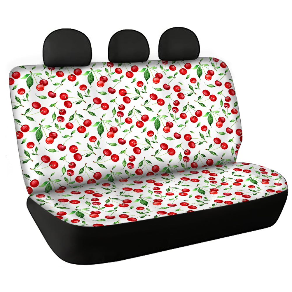 Classic Cherry Bench Seat Covers , red cherries Car Accessories Car Seat Protector - IPHW1015