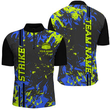 Load image into Gallery viewer, Personalized Strike Bowling Team Jersey, Men Women Bowling Polo/ Quarter-Zip Shirts IPHW6022