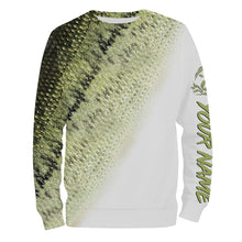 Load image into Gallery viewer, Bass Fishing Scale Customize Name 3D All Over Printed Shirts Personalized Fishing Gift NQS215