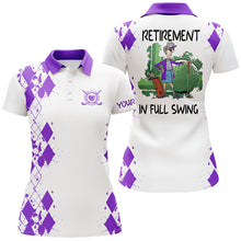 Load image into Gallery viewer, Funny Womens golf polos shirts custom retirement in full swing, Mother's day gifts for mom| Multicolor NQS5295