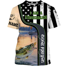Load image into Gallery viewer, I am a Fisherman Largemouth Bass Fishing Customize Name All Over Printed Shirts Personalized Fishing Gift For Adult And Kid NQS376