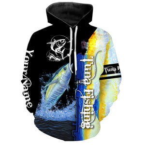 Tuna fishing All Over Printed Shirts Customize Name For Men And Women  Personalized Fishing Gift NQS246