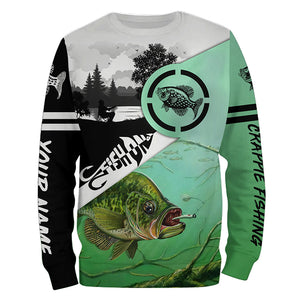 Crappie fishing Customize Name All Over Printed Shirts For Men And Women Personalized Fishing Gift NQS420