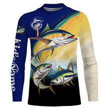 Load image into Gallery viewer, Tuna Fishing Saltwater Game Fish Custom name Long sleeve Fishing Shirts, Tuna Fishing jerseys NQS4067