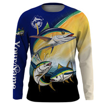 Load image into Gallery viewer, Tuna Fishing Saltwater Game Fish Custom name Long sleeve Fishing Shirts, Tuna Fishing jerseys NQS4067