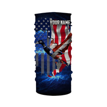 Load image into Gallery viewer, Duck hunting American flag patriotic 3d galaxy camo shirts- Personalized Hunting gift NQSD19