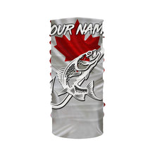 Load image into Gallery viewer, Canada Salmon Fishing tattoo Custom long sleeve performance fishing shirts, Salmon fishing jerseys NQS3434