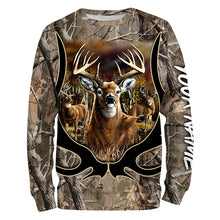 Load image into Gallery viewer, Deer Hunting Camo Custom name All Over Printed Shirts - Personalized Deer hunter gift for men, women NQS4101