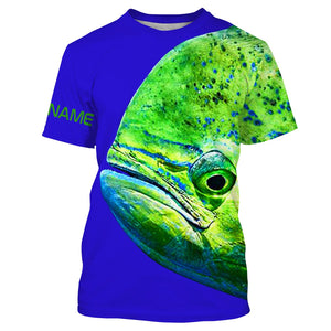 Mahi mahi Fishing Saltwater Blue Ocean All Over print shirts personalized fishing Gift NQS573