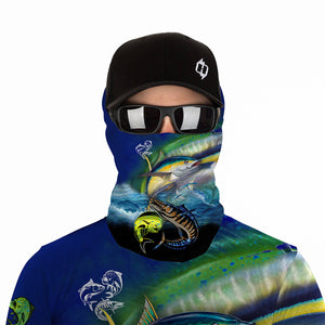 Mahi Mahi ( Dorado), Wahoo, Tuna fishing custom UV protection long sleeves NQS824