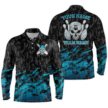 Load image into Gallery viewer, personalized bowling shirt for men – custom name design side view