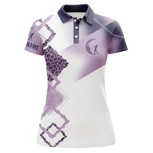 Custom name 3D golf shirts for women multi-color golf polo shirts, personalized golf gifts for women NQS3475