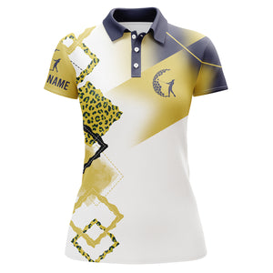 Custom name 3D golf shirts for women multi-color golf polo shirts, personalized golf gifts for women NQS3475