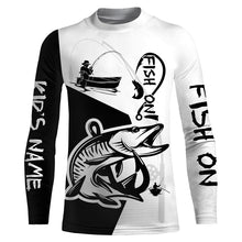 Load image into Gallery viewer, Musky Fish On Custome Name 3D All Over Printed Shirts For Adult And Kid Personalized Fishing gift NQS291