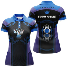 Load image into Gallery viewer, Custom bowling shirt for women – personalized team jersey front view