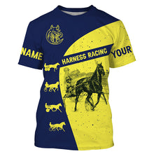 Load image into Gallery viewer, Harness racing custom name horse riding horse shirts, personalized horse gift for men, women, kid NQS4247