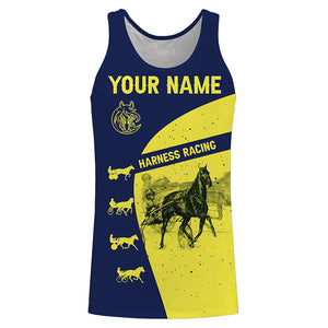 Harness racing custom name horse riding horse shirts, personalized horse gift for men, women, kid NQS4247