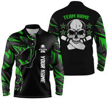Load image into Gallery viewer, personalized bowling shirt for men – custom name design side view
