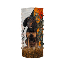 Load image into Gallery viewer, Coonhound dog hunting orange camo Custom Name Full Printing Shirts, best coon hunting dog Hunting Gift NQS4136