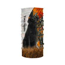 Load image into Gallery viewer, Black Labrador Retriever dog hunting orange camo Custom Name Full Printing Shirts, Labs Hunting Gifts NQS4137
