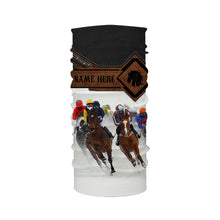 Load image into Gallery viewer, Horse riding tops Custom Name and photo 3D equestrian riding shirts, horse long sleeve shirt NQS3224