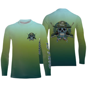 Fish reaper fishing Custom UV sun protection Long sleeve Fishing Shirts, Fishing Gift for fisherman NQS4600