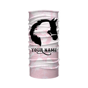 Girl riding horse pink tie dye Custom Name 3D All Over Printed Shirts Personalized horse shirt NQS3096