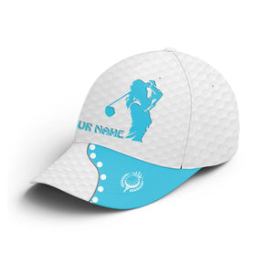 Women Golfer hat custom name multi-color white golf hats Unisex Baseball women golf hats, golfing gift NQS5061