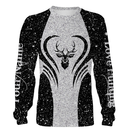 Deer tattoo shirt Custom Name 3D All Over Printed Shirt, leggings - hunting gift NQSD101