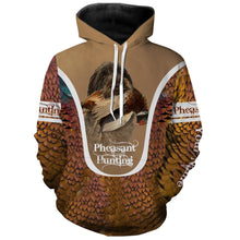 Load image into Gallery viewer, Wirehaired Pointing Griffon Pheasant hunting dog Custom All over print Shirts, Personalized gifts FSD3999