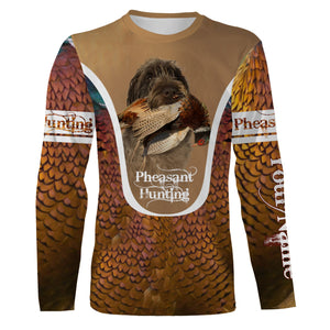 Wirehaired Pointing Griffon Pheasant hunting dog Custom All over print Shirts, Personalized gifts FSD3999