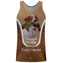 Load image into Gallery viewer, Brittany Pheasant hunting dog Custom name All over print Shirts, Personalized Hunting gifts FSD4000