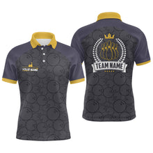 Load image into Gallery viewer, Bowling Polo Shirts for men Custom bowling camo team League jerseys, retro bowling shirts NQS6756