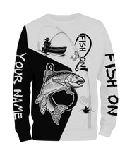 Load image into Gallery viewer, Rainbow Trout Fish On Custome Name 3D All Over Printed Shirts For Adult And Kid Personalized Fishing gift NQS361