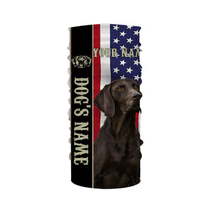 German Shorthaired Pointer American flag custom Name Full printing shirts, GSP Patriotic gifts FSD3256