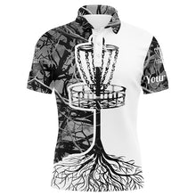 Load image into Gallery viewer, Disc Golf Men Polo Shirt Blue Camo Custom name All over print shirt, Personalized Disc Golf Gifts FSD3483