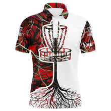 Load image into Gallery viewer, Disc Golf Men Polo Shirt Blue Camo Custom name All over print shirt, Personalized Disc Golf Gifts FSD3483