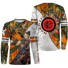 Load image into Gallery viewer, Duck Hunting &quot;Live Free Hunt Hard&quot; Orange camo 3D All Over print shirts - Personalized Hunting gifts FSD3499
