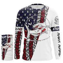 Load image into Gallery viewer, Catfish Fishing 4th of July American flag Shirt Patriotic gifts for Fisherman - Fishing Gift for Dad Christmas, Birthday FSD2145