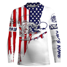Load image into Gallery viewer, Fishing Shirt American Flag Crappie fishing Apparel for Adult and Kid, Personalized Patriotic fishing gifts FSD2318