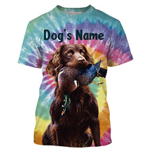 Load image into Gallery viewer, Boykin Spaniel Duck Hunting Custom Tie dye 3D All over print Shirt, Duck Hunting gifts FSD3463