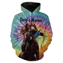 Load image into Gallery viewer, Boykin Spaniel Duck Hunting Custom Tie dye 3D All over print Shirt, Duck Hunting gifts FSD3463