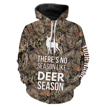 Load image into Gallery viewer, &quot;There&#39;s No Season Like Deer Season&quot; Custom name Full printing Shirts for Men, Women Funny Hunting Gifts FSD2338