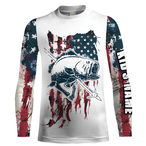 Bowfishing American Flag Customize Name 3D All Over printed Shirts For Men, Women - Personalized Bow Fishing Gifts FSD2229