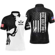 Load image into Gallery viewer, Disc Golf American flag Men Polo Shirt Custom name All over print shirt, Personalized Disc Golf Gifts FSD3484